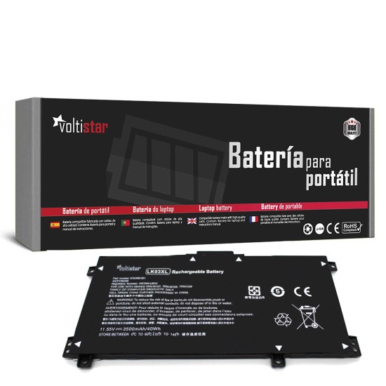 BATTERY FOR LAPTOP HP LK03XL LKO3XL LK03048XL LK03055XL 916368-421 916368-541