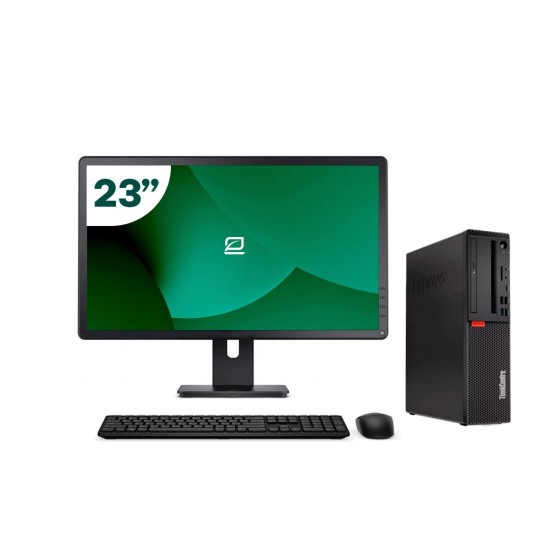 Pack Lenovo M920s SFF i5 8500 + Monitor 23" + Keyboard/Mouse + USB WiFi