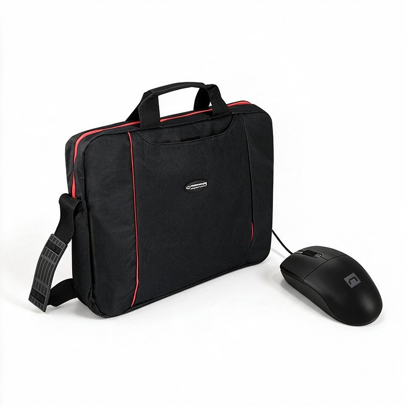 Esperanza ET192 Briefcase + Natec RUFF 2 Mouse 1000 DPI Black