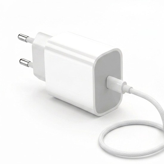USB-C PD 20W Charger + 1M Braided USB-C to USB-C Cable