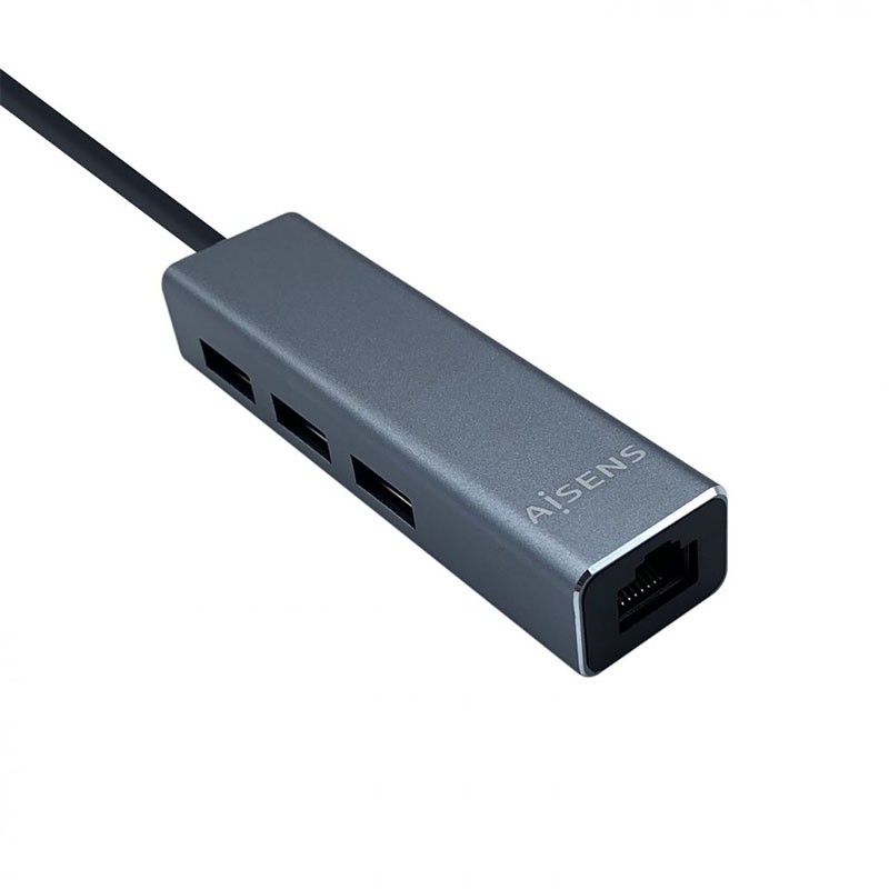 Aisens A106-0401 USB 3.0 to Gigabit Ethernet + 3x USB Hub
