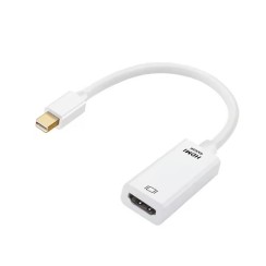 Mini DisplayPort to HDMI 4K UHD Adapter | Connect your laptop to a monitor or TV