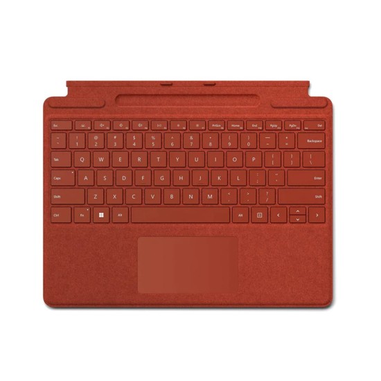 Microsoft Surface Pro X, Pro 8 and Pro 9 Keyboard Red