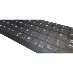 Spanish Keyboard Sticker Kit Lenovo · UV Background · ANSI and ISO