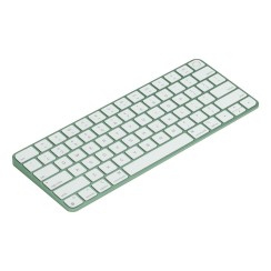 Apple Magic Keyboard A2449 UK English Touch ID Green