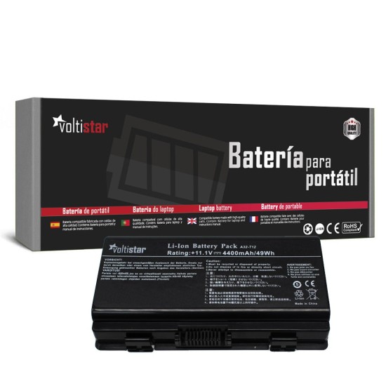 BATTERY FOR PACKARD BELL EASYNOTE mx52 | Asus X51 Series and T12, T12C, T12Er, T12Fg