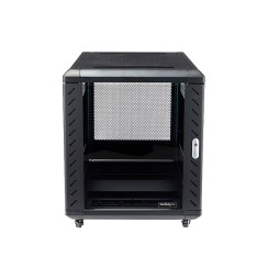StarTech Closed 12U 36" Rack Cabinet for Servers and Networks, Black