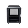 StarTech Closed 12U 36" Rack Cabinet for Servers and Networks, Black