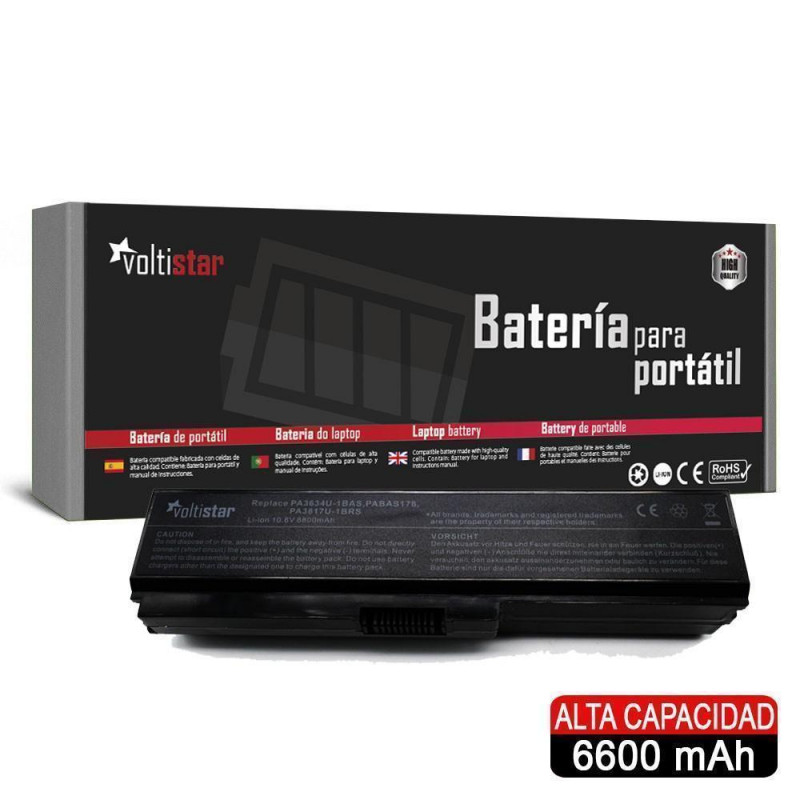 BATTERY FOR TOSHIBA SATELLITE L310 L510 L710 PA3634U-1BAS HIGH CAPACITY