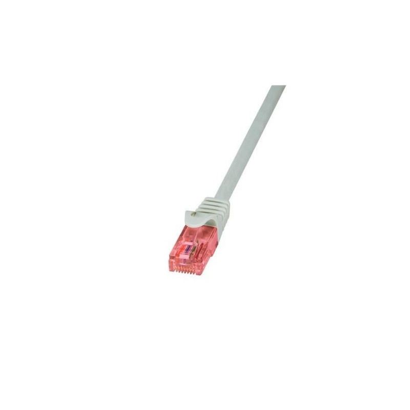 RED U/UTP CAT6 RJ45 CABLE LOGILINK 5M