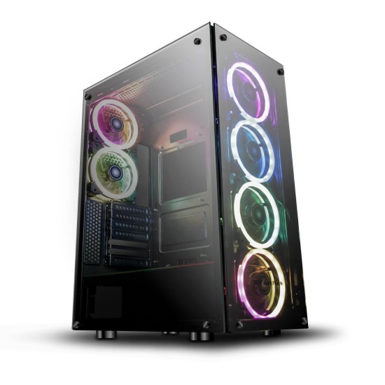 DARKFLASH PHANTOM ATX MICRO-ATX GAMING PC CASE