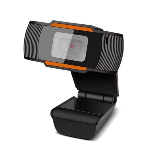 HD 720P Webcam with microphone, USB, Black, New