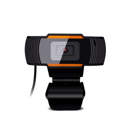 HD 720P Webcam with microphone, USB, Black, New