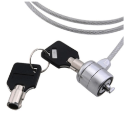 Candado de seguridad antirrobo para portátil, cadena de cable con llave, nuevo