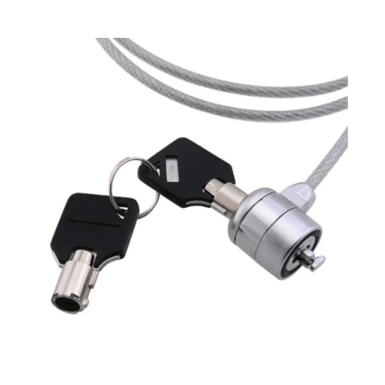 Candado de seguridad antirrobo para portátil, cadena de cable con llave, nuevo