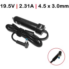 CAR CHARGER FOR LAPTOP HP SPLIT 19.5V 2.31A 4.5 x 3.0MM 45W