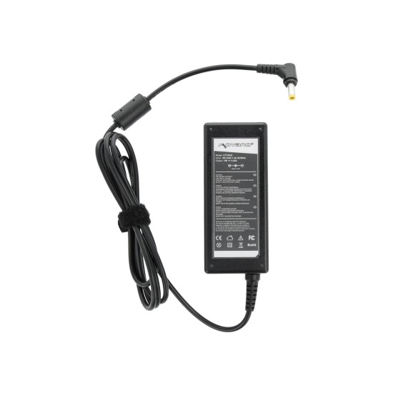 Movano Charger 19V 3.42A (5.5x2.5) 65W for Asus, Toshiba, Lenovo, MSI, etc.