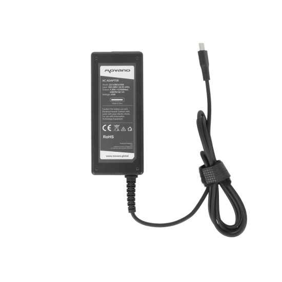 Movano Charger 65W USB-C | 100-240 V - Power Delivery