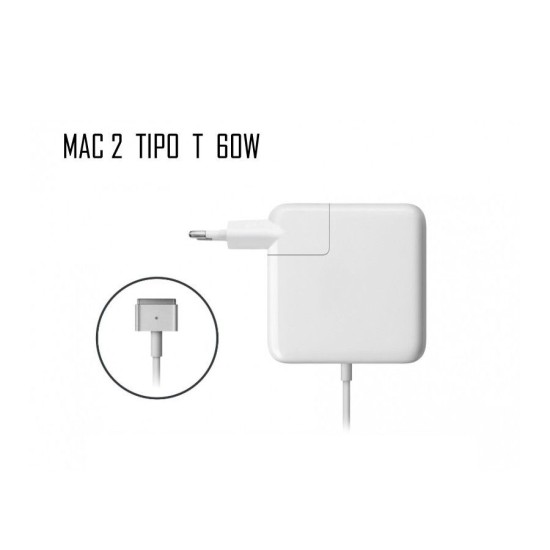 Cargador para Apple 60W Magsafe 2 tipo T
