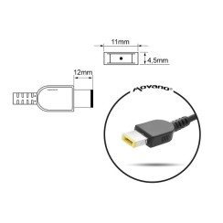 Charger for Lenovo 20v 11.5a 230W Square 11.0x4.5 pin - Yoga