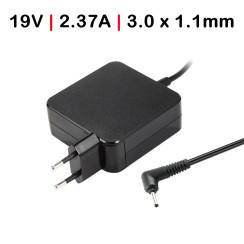 CARGADOR FOR ASUS LAPTOP 19V 2.37A 3.0X1.1MM