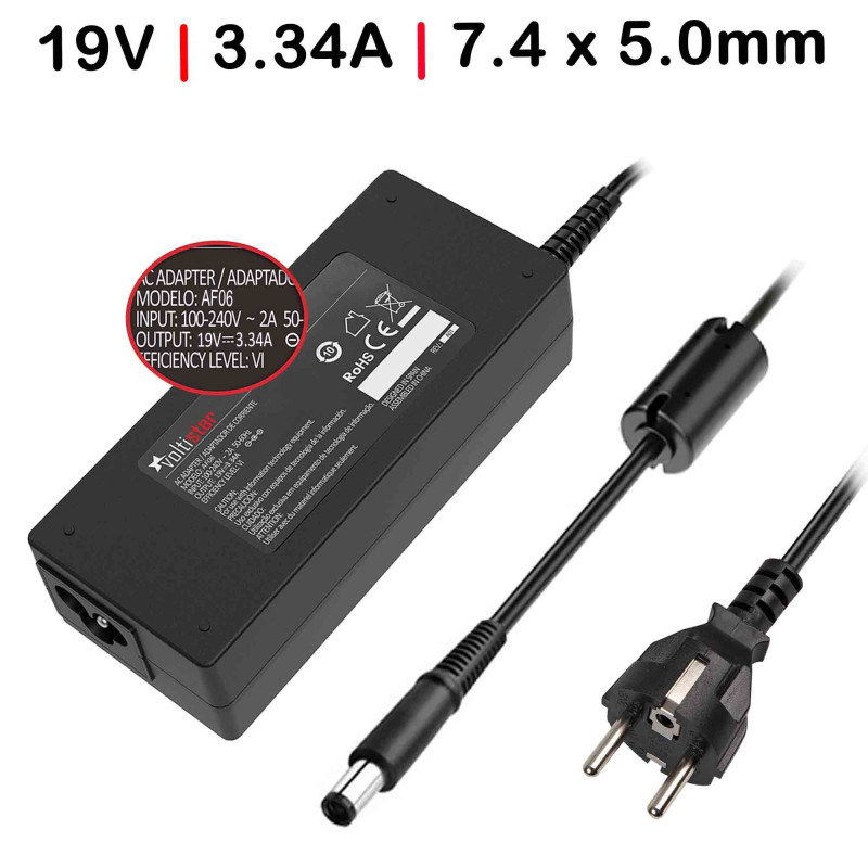 CARGADOR FOR DELL INSPIRON 1545 OCTAGONAL LAPTOP 19.5V 3.34A