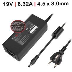 LAPTOP CHARGER FOR ASUS GAMING 19V 6.32A 120W 4.5 x 3.0MM