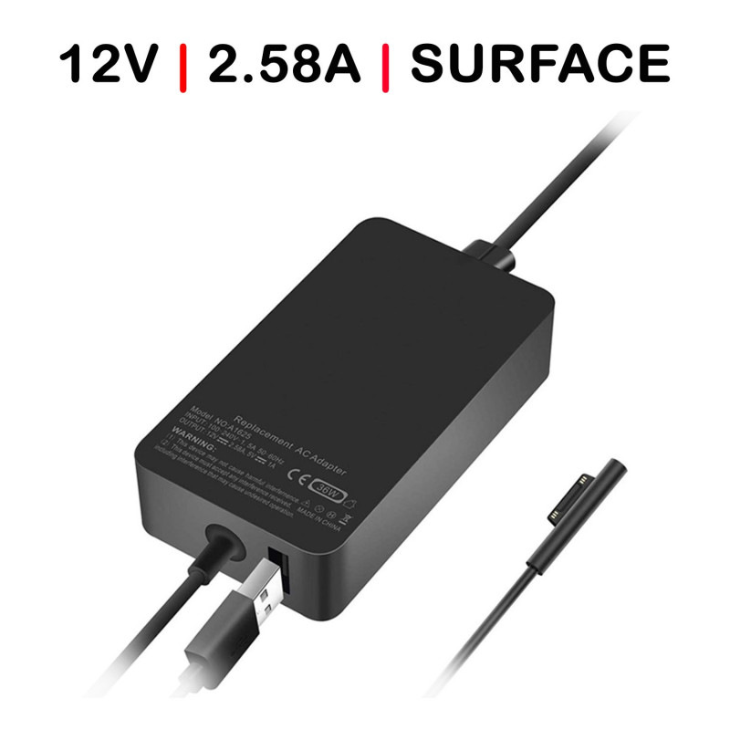 CARGER FOR MICROSOFT SURFACE PRO 3 LAPTOP WITH ADDITIONAL USB