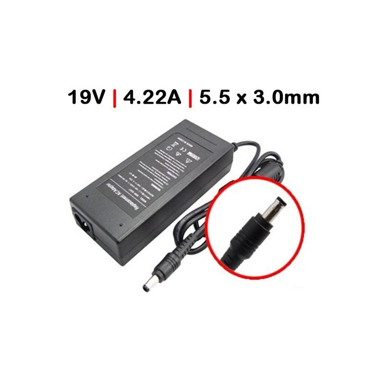 CARGADOR FOR SAMSUNG LAPTOP P10 P20 P25 T10 19V 4.22A 80W