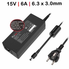 CARGADOR FOR TOSHIBA LAPTOP 15V 6A 90W