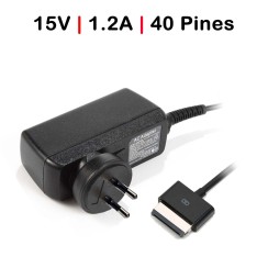 CARGER FOR ASUS TRANSFORMER PAD TF300 TF300T TF300 TABLET 15V 1.2A 18W 40 PINS