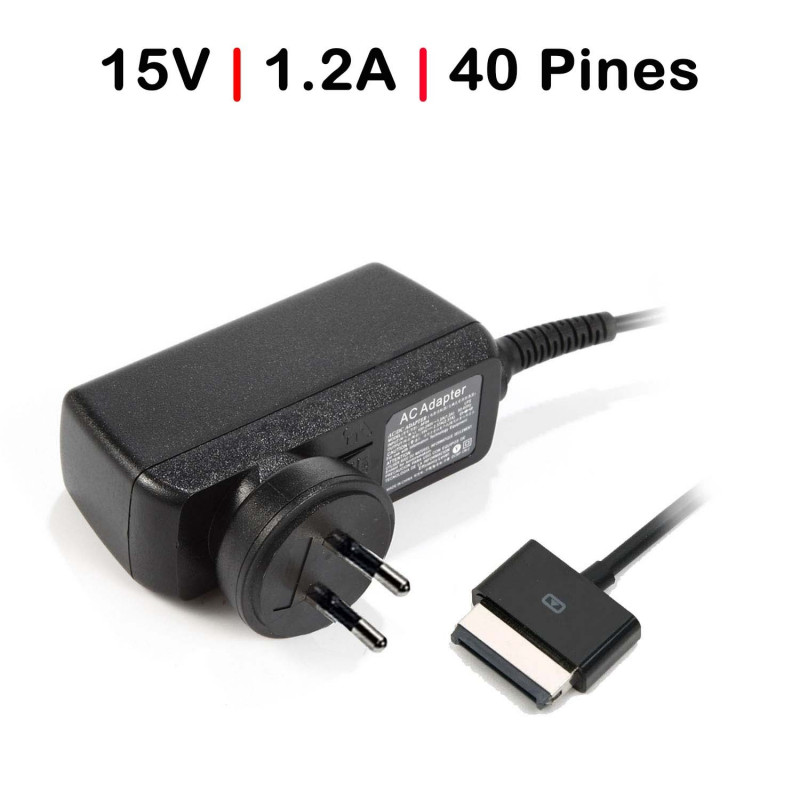CARGER FOR ASUS TRANSFORMER PAD TF300 TF300T TF300 TABLET 15V 1.2A 18W 40 PINS