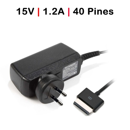 CARGER FOR ASUS TRANSFORMER PAD TF300 TF300T TF300 TABLET 15V 1.2A 18W 40 PINS