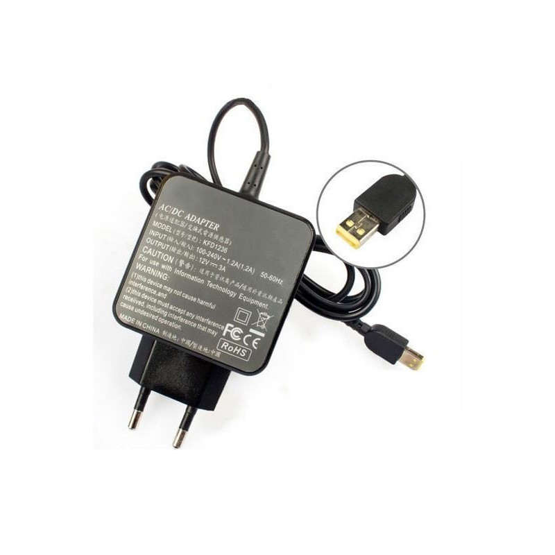Tablet Charger Lenovo Thinkpad Mini Square Type 12v 3A Helix