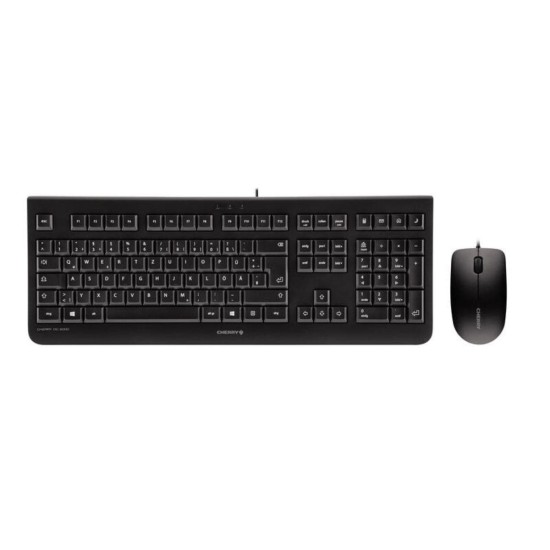 Cherry Keyboard + Mouse DC 2000 USB, Black, New