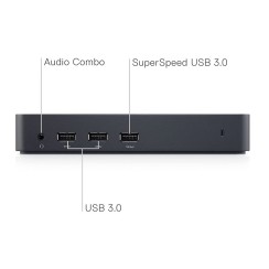 Dell Docking Station D3100 - USB 3.0, A+ + Charger Included