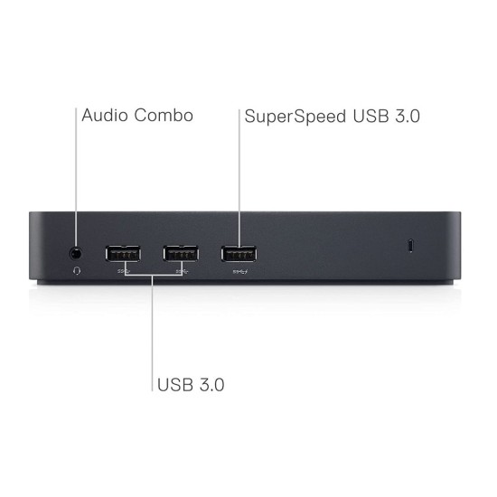 Dell Docking Station D3100 - USB 3.0, A+ + Charger Included